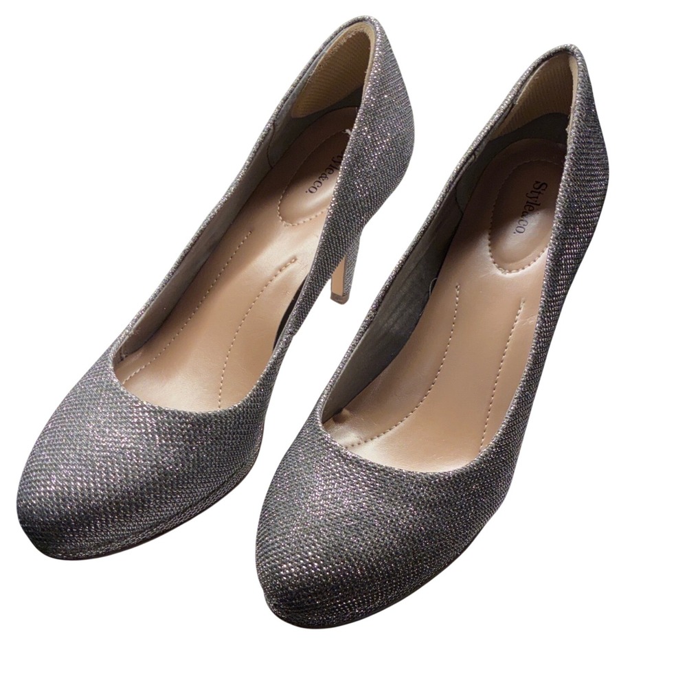 Shoes 8 Glittering High Heels over 3" Wedding Formal Party Coquette Sexy